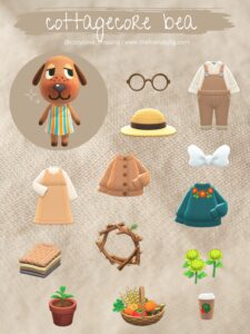 ACNH Villager Gift Guide Bea Cottagecore