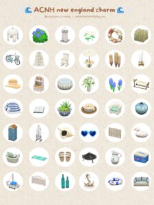 ACNH New England Inspired Island Items