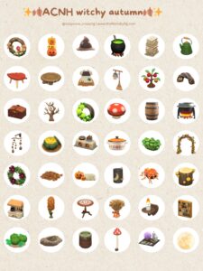 ACNH Witchy Autumn Items