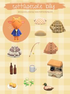 ACNH Villager Gift Guide Billy Cottagecore