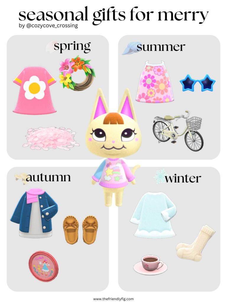 Animal Crossing villager gift guide: Merry