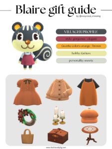 ACNH Villager Gift Guide: Blaire