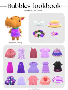 ACNH Bubbles Style Lookbook