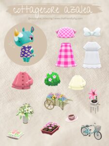 ACNH Villager Gift Guide Azalea Cottagecore