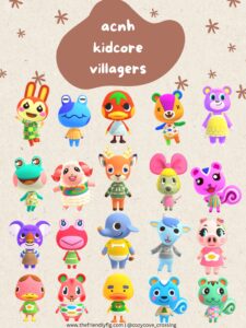 Animal Crossing Kidcore Villagers