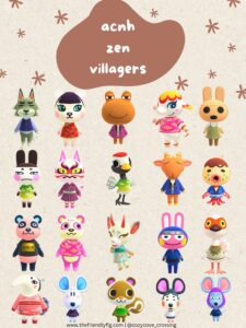 Animal Crossing Zen Villagers
