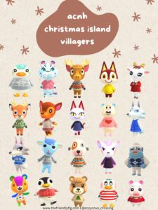 Animal Crossing Christmas Villagers