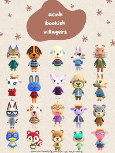 Animal Crossing Bookish Villagers