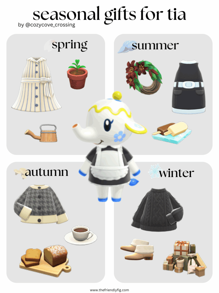 Animal Crossing villager gift guide: Tia