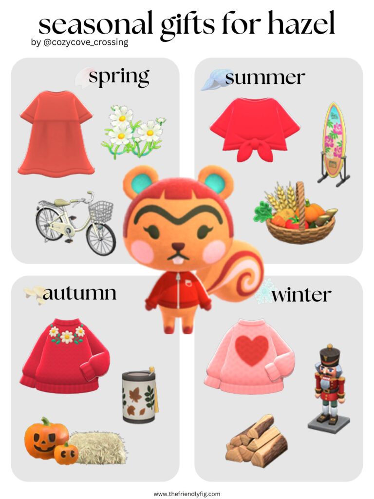 Animal Crossing villager gift guide: Hazel