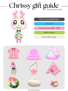 Animal Crossing villager gift guide: Chrissy