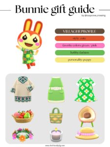 ACNH villager gift guide: Bunnie