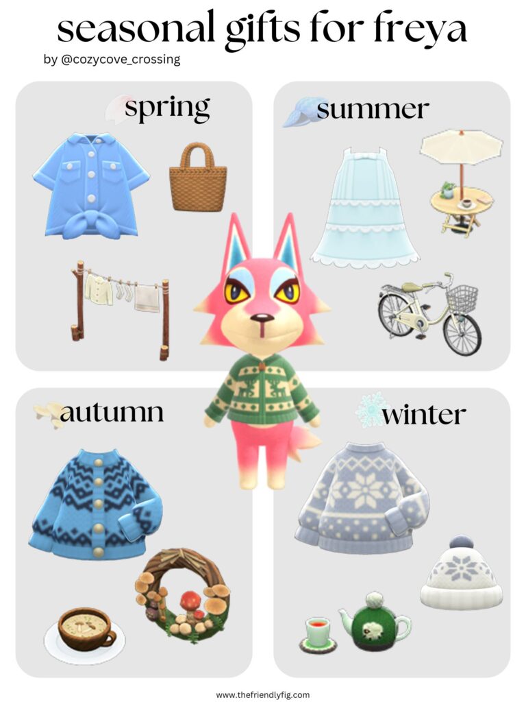 Animal Crossing villager gift guide: Freya