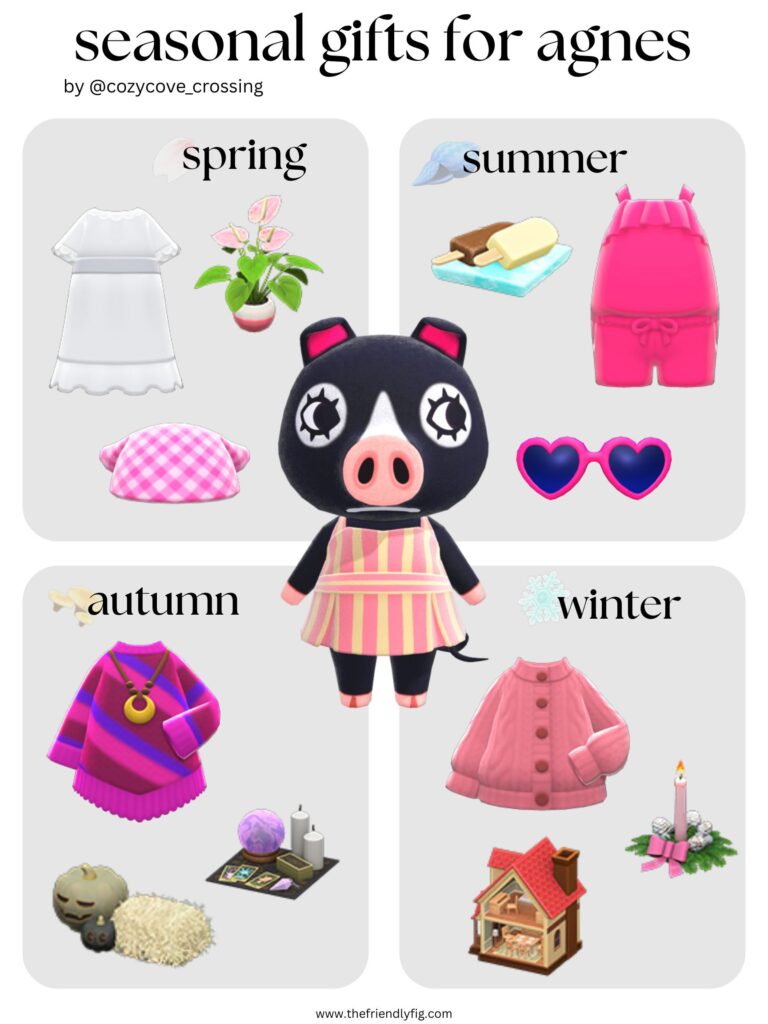 Animal Crossing villager gift guide: Agnes