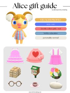 ACNH Villager Gift Guide: Alice