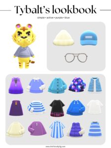 ACNH Tybalt Style Lookbook