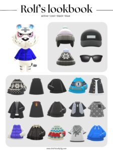 ACNH Rolf Style Lookbook