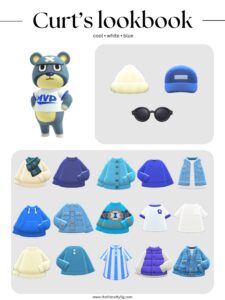 ACNH Curt Style Lookbook