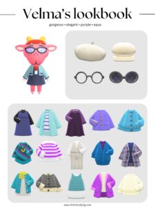 ACNH Velma Style Lookbook