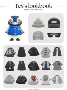 ACNH Tex Style Lookbook