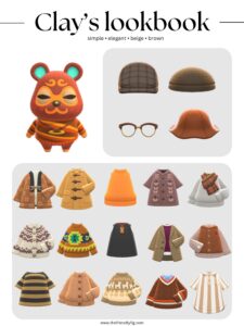 ACNH Clay Style Lookbook