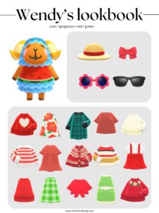 ACNH Wendy Style Lookbook