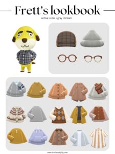 ACNH Frett Style Lookbook