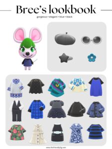 ACNH Bree Style Lookbook