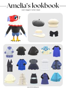 ACNH Amelia Style Lookbook
