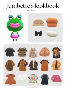 ACNH Jambette Style Lookbook