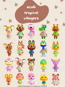 ACNH Tropical Villagers