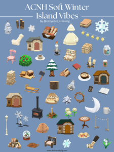 ACNH Soft Winter Island Items