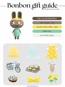 ACNH villager gift guide: Bonbon