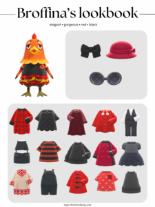 ACNH Broffina Style Lookbook