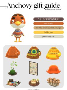 ACNH villager gift guide: Anchovy