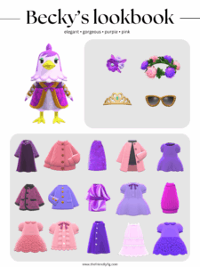 ACNH Becky Style Lookbook