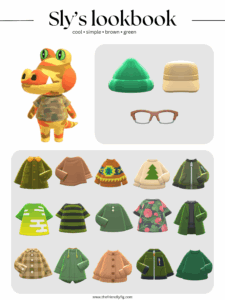 ACNH Sly Style Lookbook