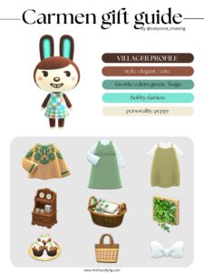 ACNH villager gift guide: Carmen