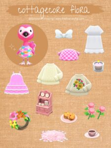 ACNH Villager Gift Guide Flora Cottagecore