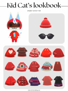 ACNH Kid Cat Style Lookbook
