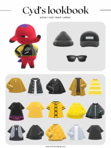 ACNH Cyd Style Lookbook