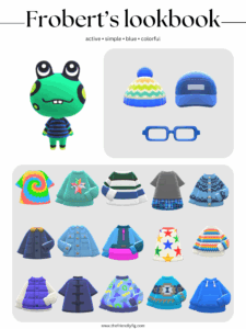 ACNH Frobert Style Lookbook