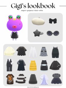 ACNH Gigi Style Lookbook