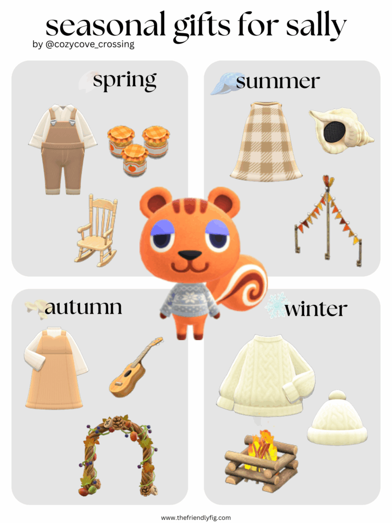 Animal Crossing villager gift guide: Sally
