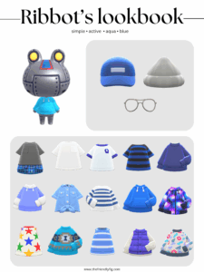 ACNH Ribbot Style Lookbook