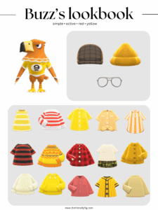ACNH Buzz Style Lookbook