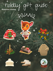 ACNH Fauna Holiday Gifts