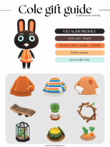 ACNH villager gift guide: Cole