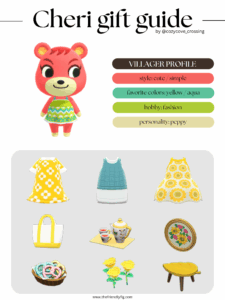 ACNH villager gift guide: Cheri