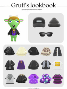 ACNH Gruff Style Lookbook